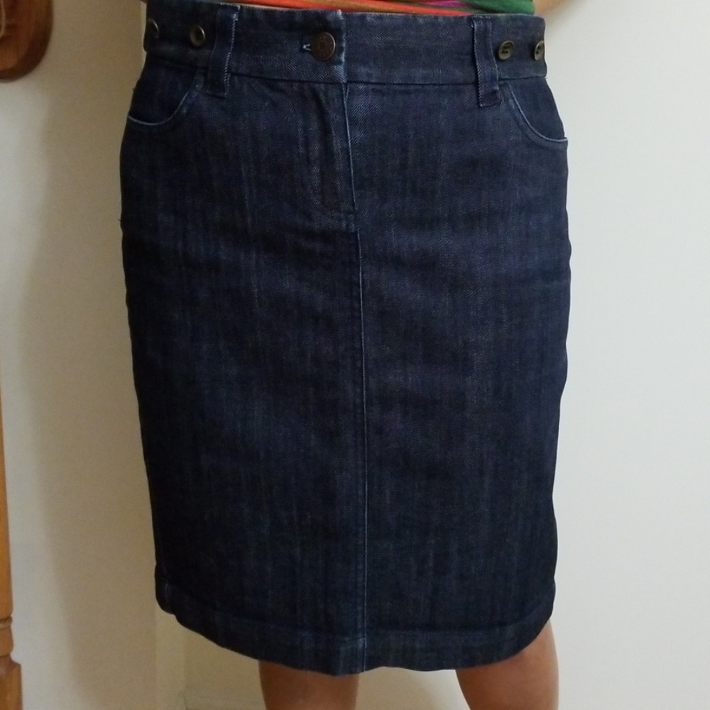 J Crew denim skirt